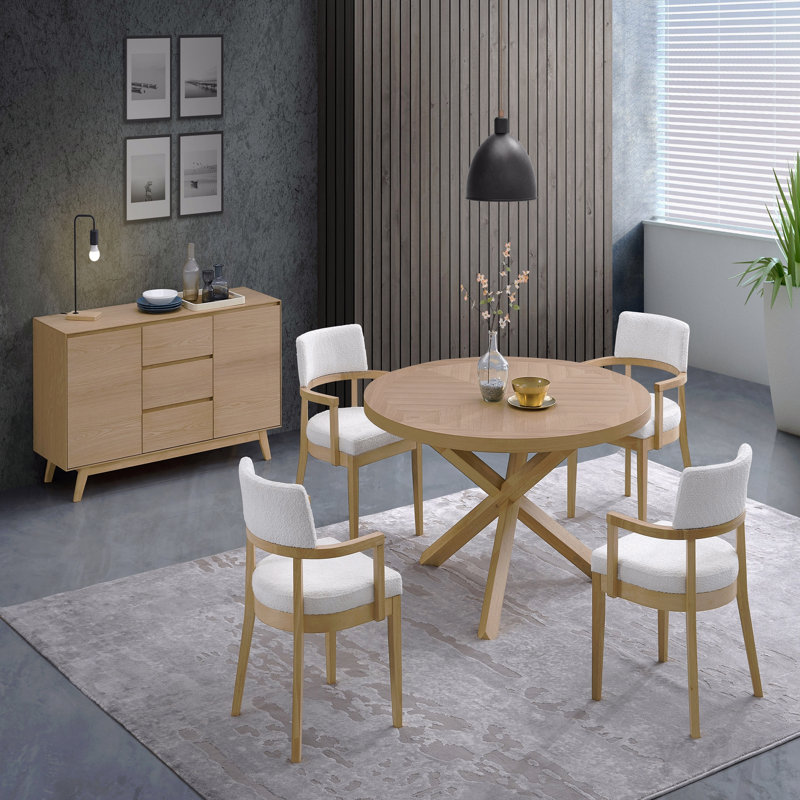 Oak Finish Server