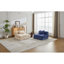 Canapé à compression, canapé-lit à plancher convertible à structure fixe, canapé modulaire à assise simple sans os, sans assemblage requis, tissu chenille, pour la chambre du salon, beige-1306488205