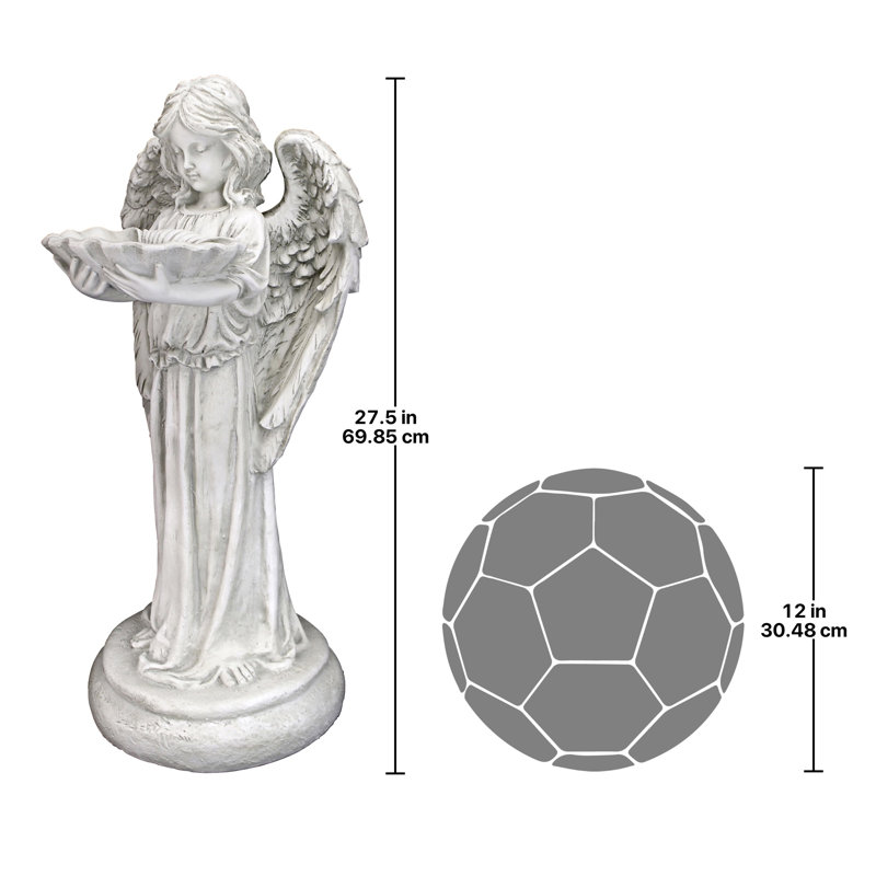 Tranquil Guardian Angel Statue