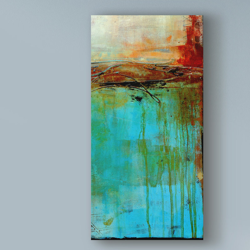 "Urban East III" par Erin Ashley - reproduction d'art sur toile tendue, H 19 po x l 10 po x P 2 po