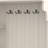 Multifunctional Left-Right Combination Hall Cabinet (Can Be Used Separately) With Storage And 4 Hooks, Storage Cabinet/ Hall Tree 2 In 1 For Living Room, Kitchen And Hallway-210003334