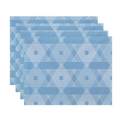 Polyester Geometric Rectangle Placemat
