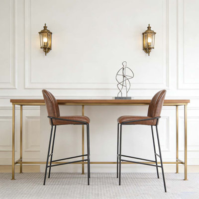 Indoor Metal Upholstered Barstool