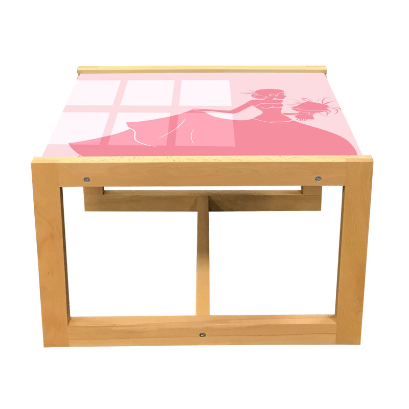 Jakayln Trestle Coffee Table, 40cm H x 46.5cm W x 62cm D