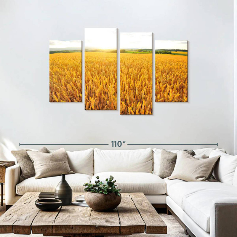 Champ de blé Alvord Hokkaido, H 48 po x l 75 po