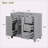 35.28'' Single Bathroom Vanity Base Only-100010021