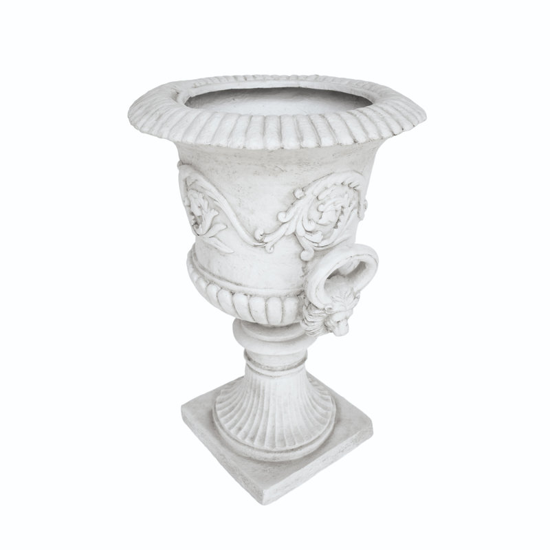 MGO GARDEN URN PLANTER, Antique White
