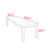 Modern simple solid wood dining table-106814358