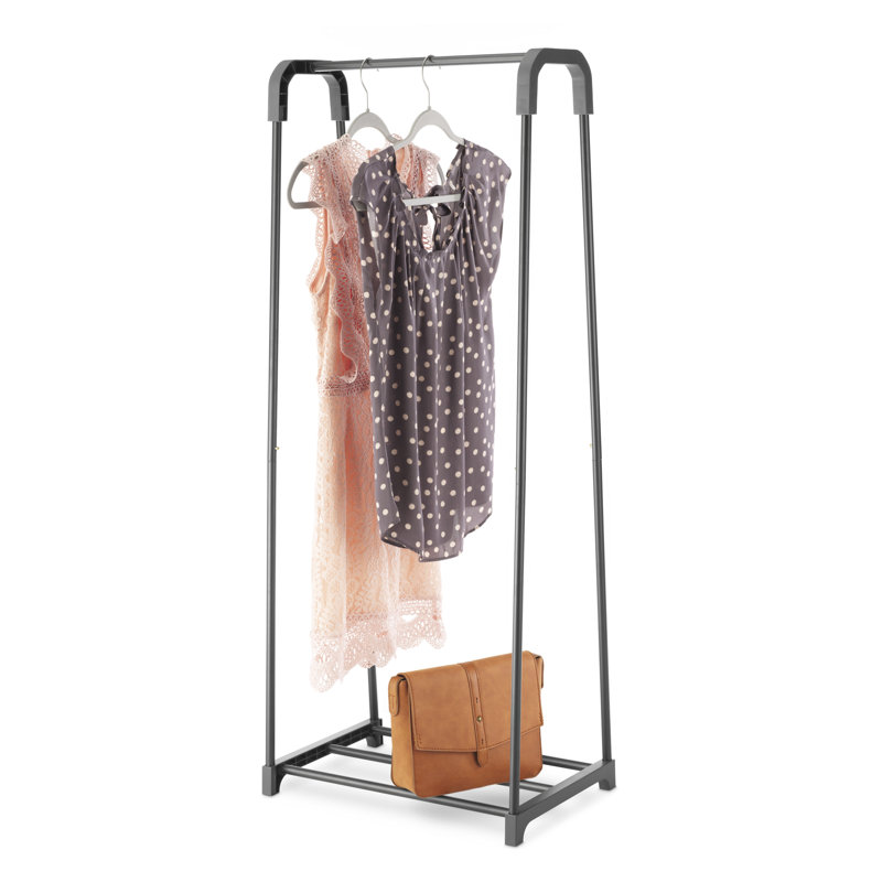 GARMENT RACK W/SHELF