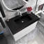 Meuble-lavabo mural simple 36 po avec plateau