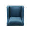 Fauteuil club en velours bleu-2139782905