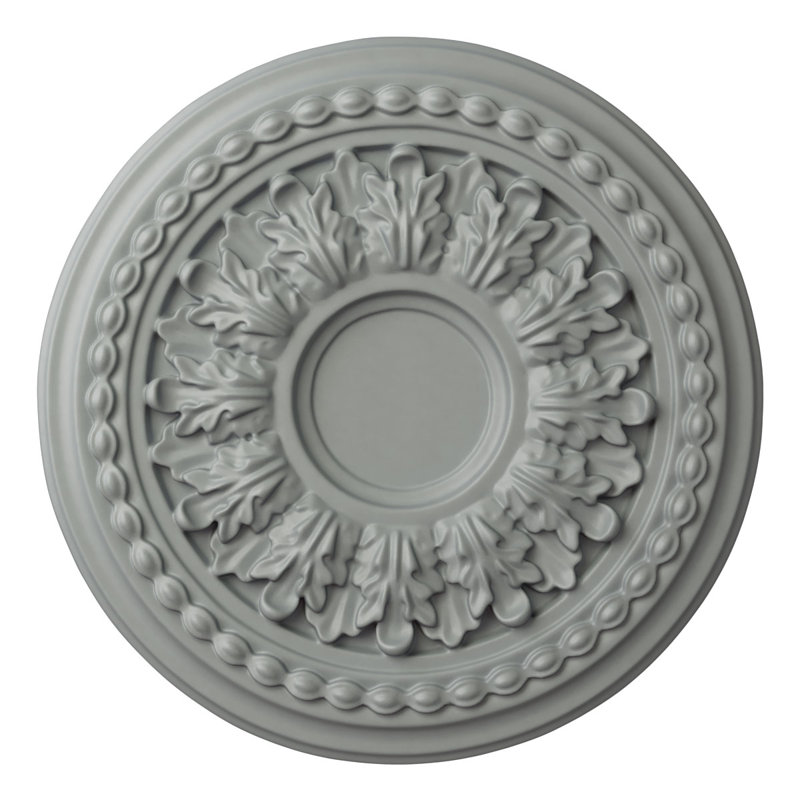 Médaillon de plafond Endurathane Ivy, DO 10 5/8 "x P 5/8", apprêté en usine