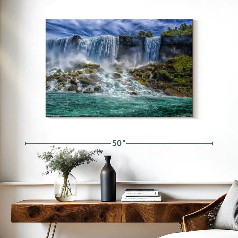 Alvord Niagara Falls Stream, H 26 po x l 39 po