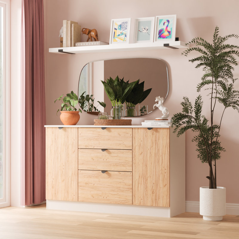 Bernan 126cm Sideboard, Beige