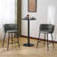 Saya Upholstered Counter Stool with Metal Frame-1643287772