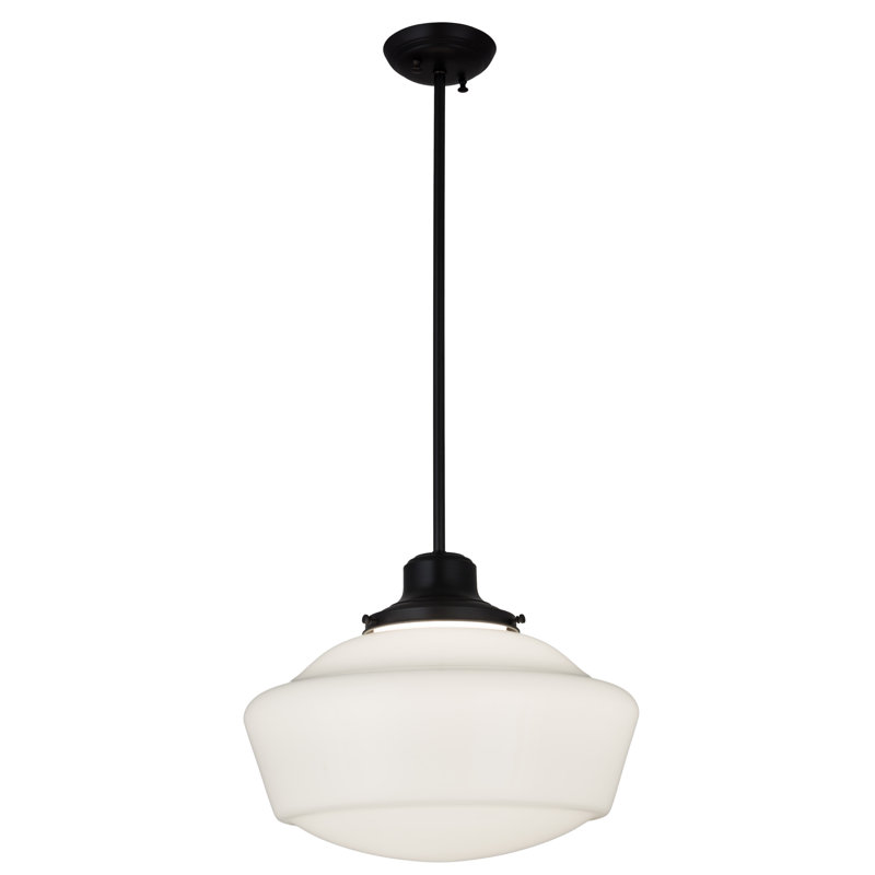 Luminaire suspendu 1 lumières scolaire single Moton