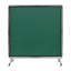 Welding Screen with Frame, 6' Welding Curtain Screen, Flame-Resistant Vinyl Welding Protection Screen on 4 Swivel Wheels (2 Lockable), Moveable & Professional for Workshop/Industrial-94333152-94333159