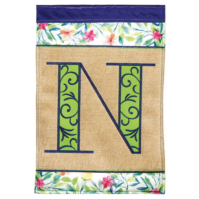 Drapeau de jardin en polyester 2 pi 1 pi 6 po x 1 pi Bitner