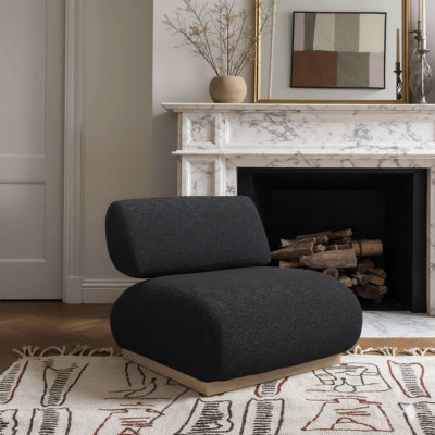 Chaise d'appoint noire