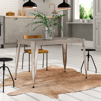Cralcum Metal Base Dining Table