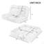 Canapé-lit convertible double escamotable-710179920