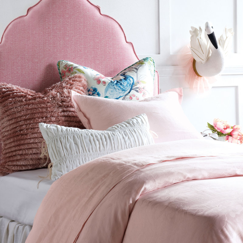 Housse et insert de coussin lombaire Emmy, Faux duvet