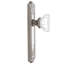 Grandeur Parthenon Plate Double Dummy with Versailles Crystal Door Knob-1416295400
