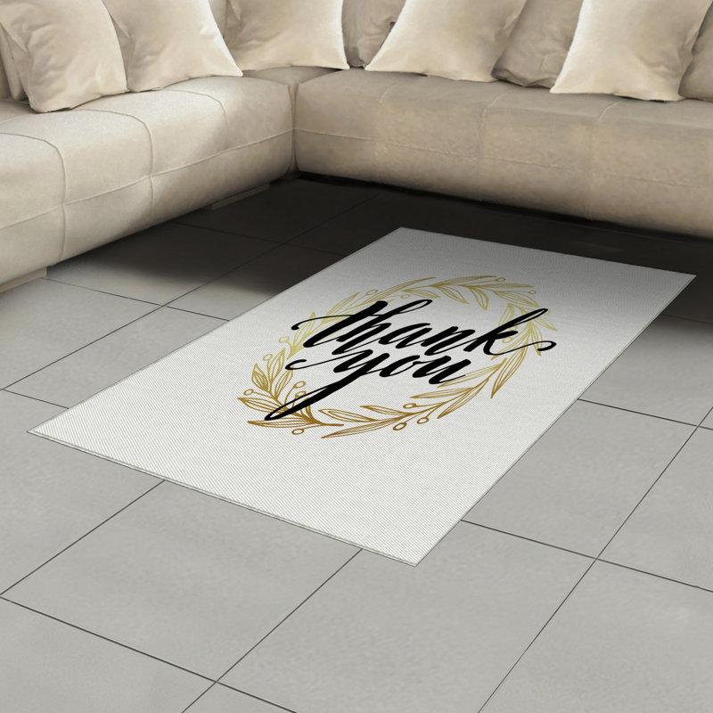 Modern High Density Long Fiber Poly Threads Decorative Area Rug Carpet, Rectangle 4' x 5'8"