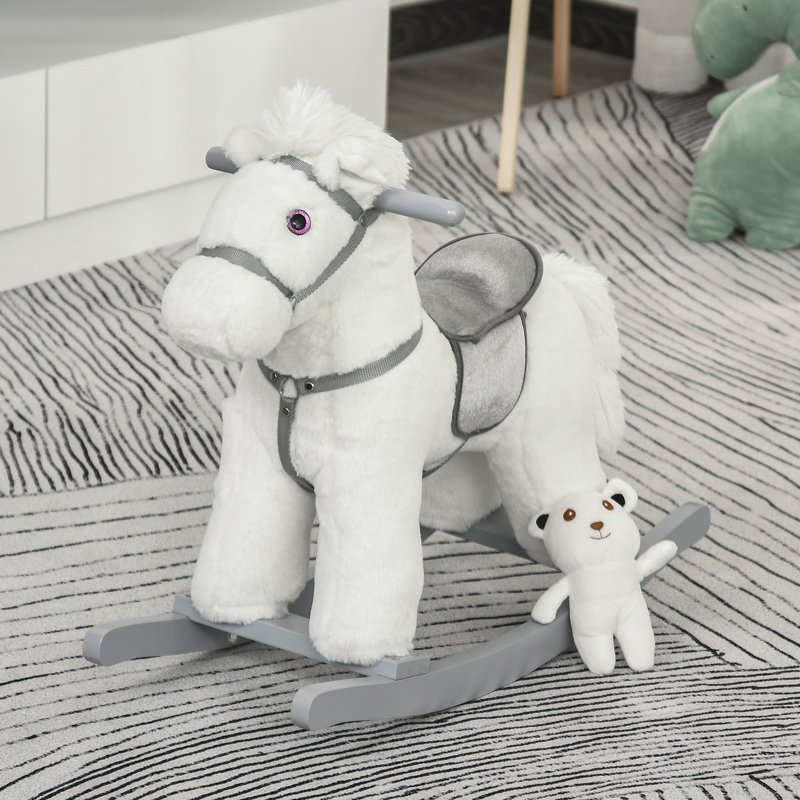 John Rocking Horse, White