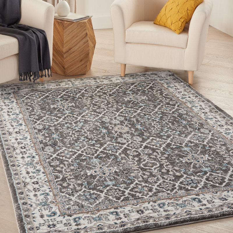 Guram Floral Indoor Rug, Rectangle 3'11" x 5'11"