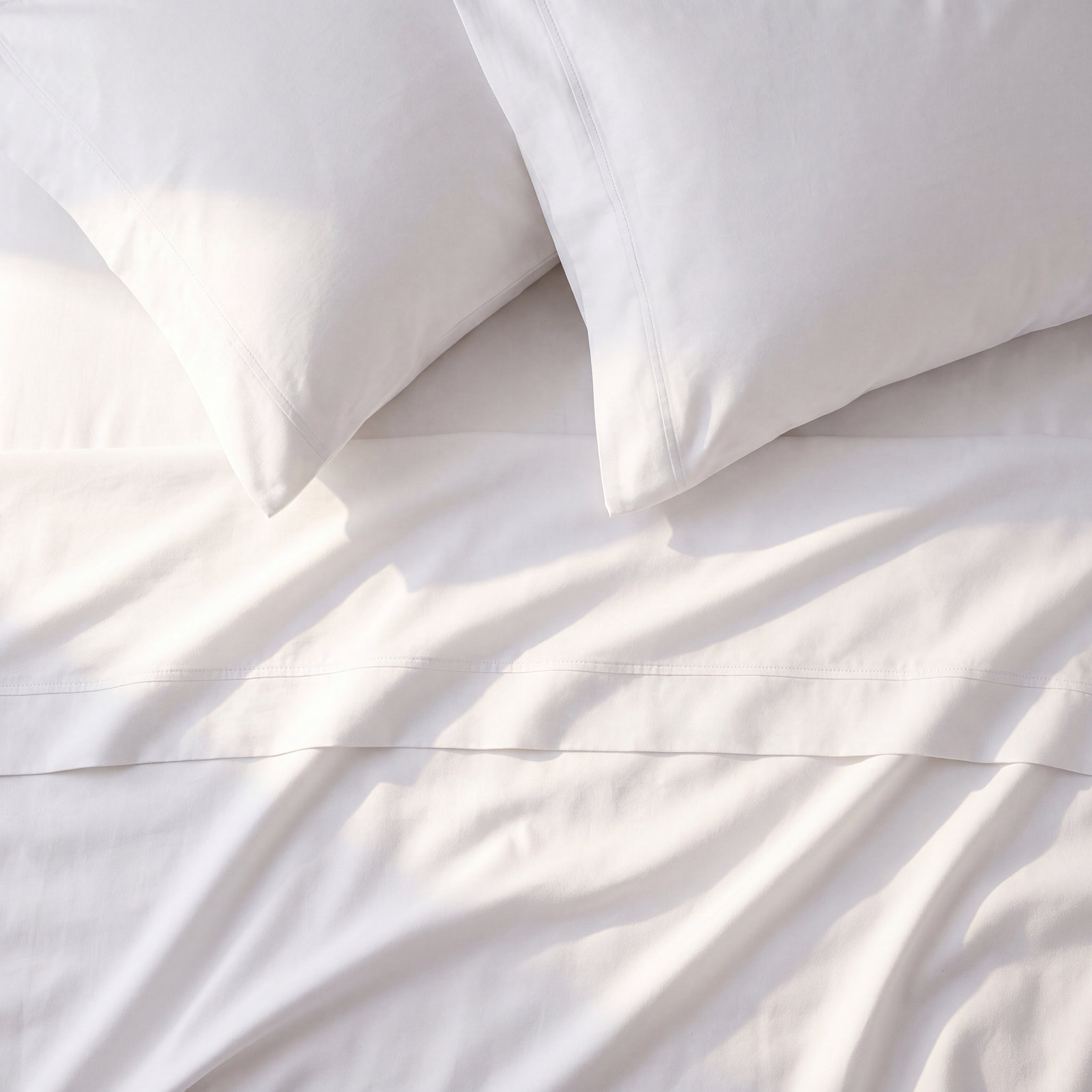 Laflin Sateen - Set of 2, White, Standard