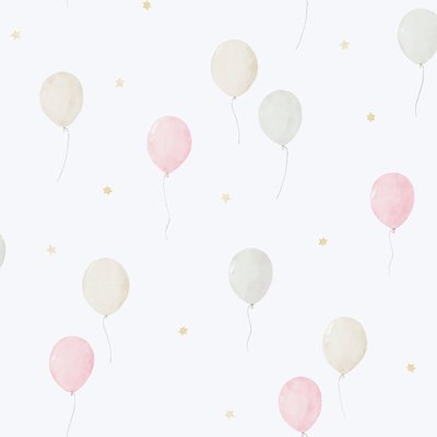 Bambino Collection Floating Balloons Wallpaper Roll