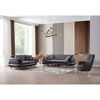 Voly 3 - Piece Living Room Set