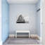 Voilier tendance sur mer calme et noire et blanche-1956673949