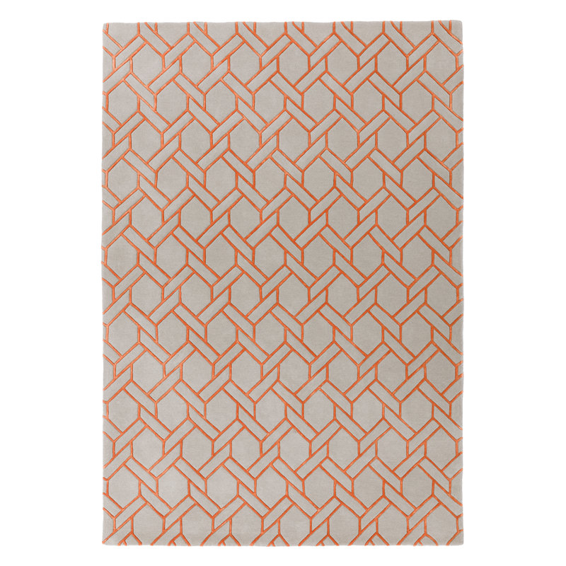 Geometric Hand Woven Area Rug, Rectangle 120 x 170cm