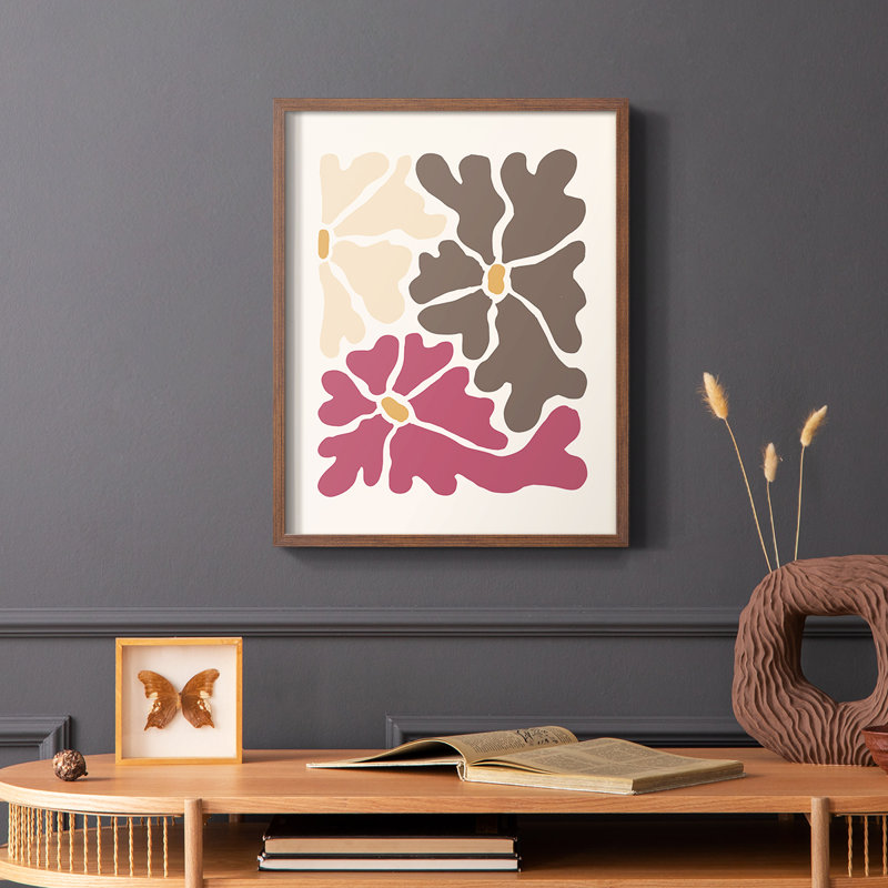 Matisse CCLX, reproduction encadrée - bois massif, Brun, H 20 po x l 16 po