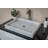 Eden Bath 16'' White/Gray Stone Rectangular Bathroom Sink