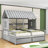 Creagh Twin Size House Platform Bed with Drawers-1928892413