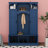Hall Tree With Bench And Shoe Storage, Tree With Adjustable Shelves, Arched Storage Bench With Cabinets, 7 Hooks-1848722879