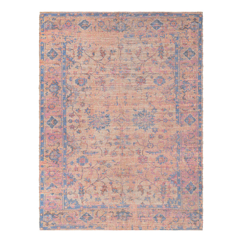 Tapis Watkin - pêche rose, Rectangle 9 pi x 12 pi