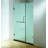 60 in. W x 79 in. H Hinged Frameless Shower Door with Frosted Glass