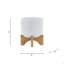 PLATEAU 5 "AVEC SUPPORT CHEVRON, BLANC