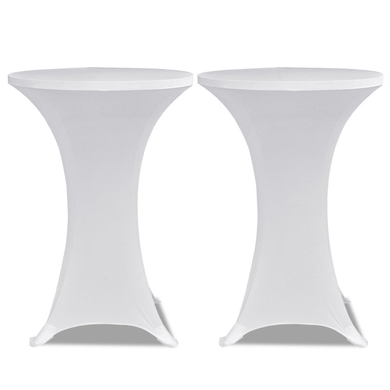 Table Cloth Set, White, 70cm diameter