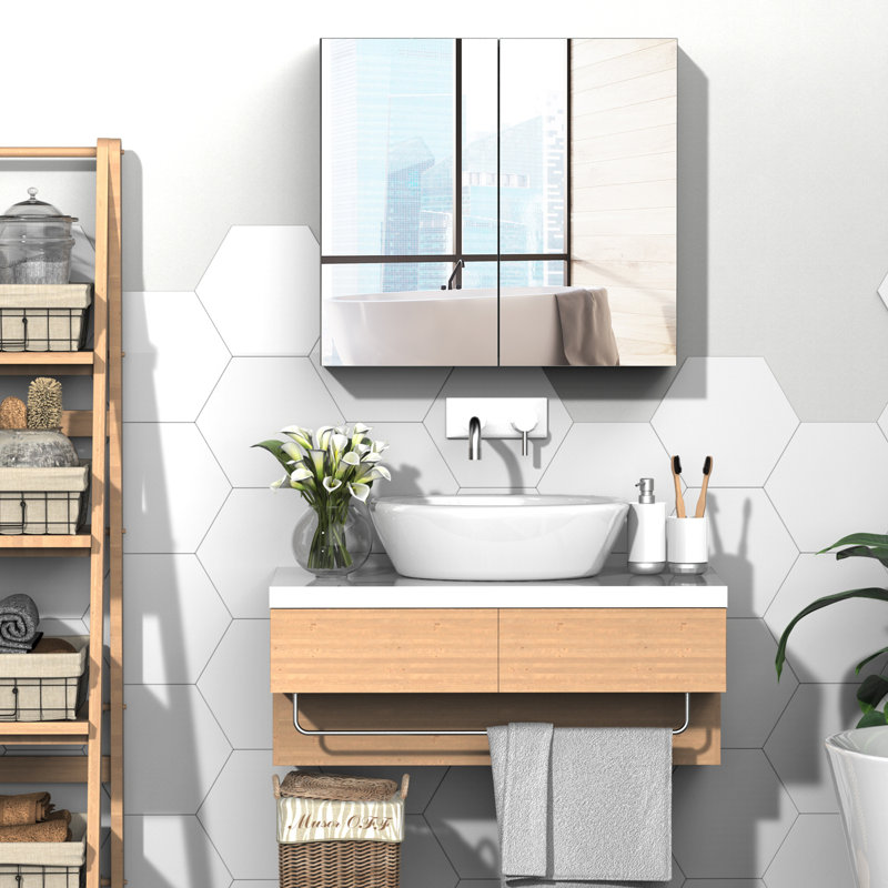 Armoire de salle de bain avec miroir