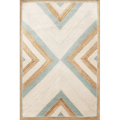 Tapis en polypropylène à motif géométrique Niell