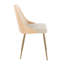 Chaise Anabelle - Pieds fuselés en métal (ensemble de 2)-1788561576-1788561580
