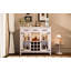 Armoire-bar buffet de style campagnard 42 po Dafayon