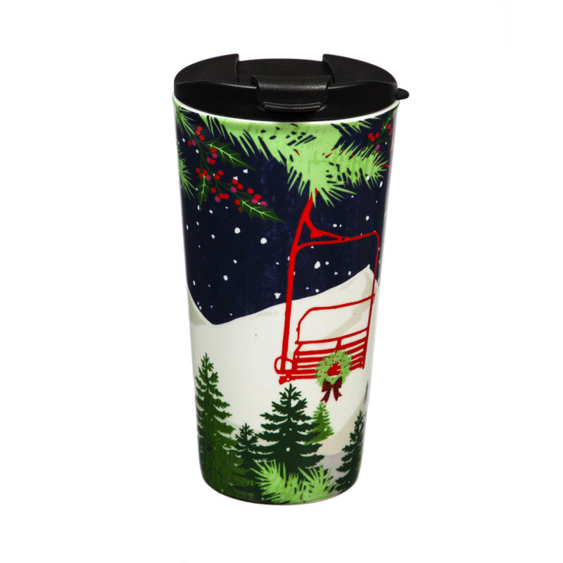 Evergreen Enterprises, Inc Ceramic Travel Mug