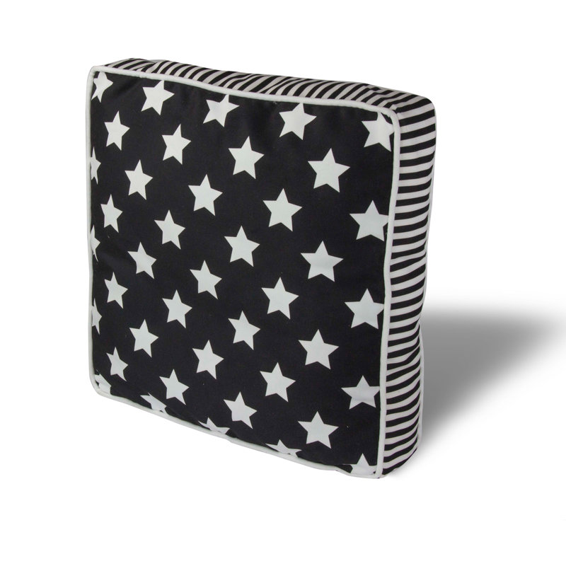 Coussin carré de qualité supérieure, 16,5 x 16,5 pouces, 50% coton / 50% polyester | Lavable et repassable avec fermeture à glissière dissimulée | Rembourrage en silicone pour un confort ultime | Housse amovible, parfaite pour la décoration intérieure et la détente