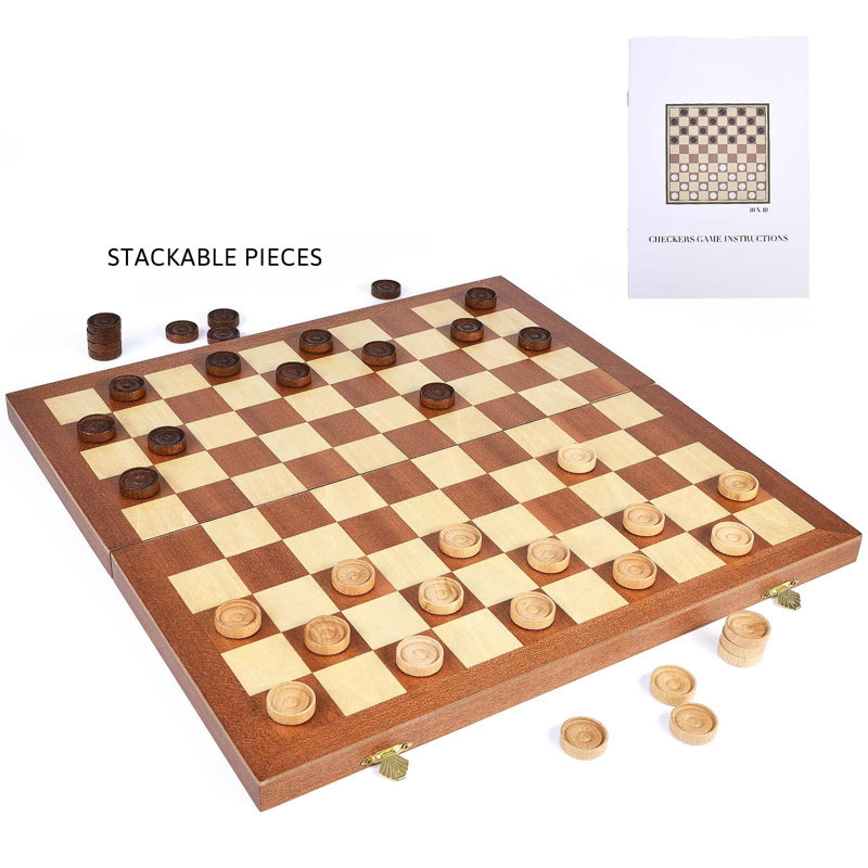 Bisiot 7.63'' L Manufactured Wood Game Set